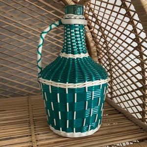 Vintage Wrapped Bottle